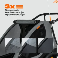 ArmorDuty TR-01 Lapsenkuljetusperäkärry, 2 lapselle