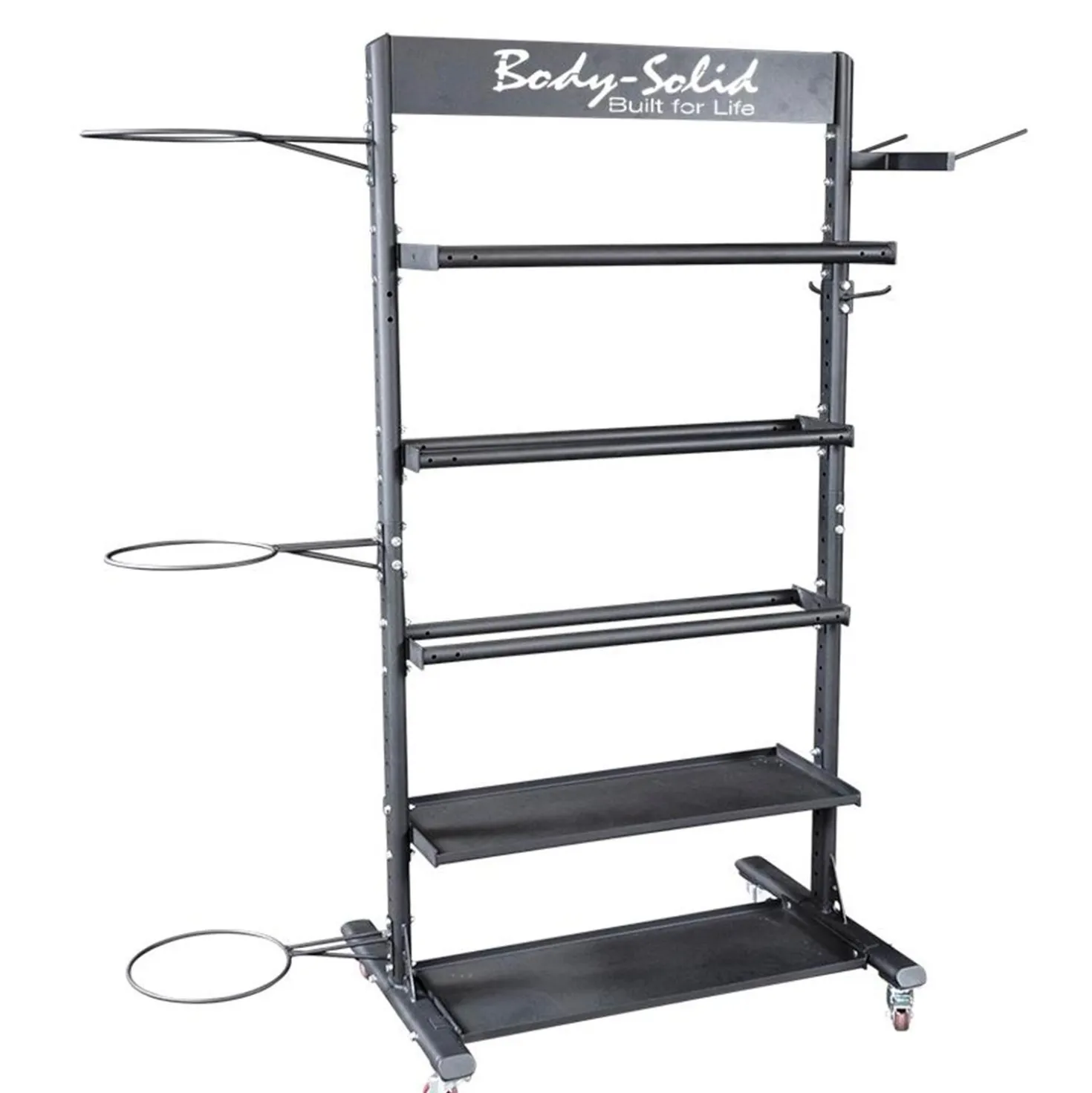 Body-Solid GAR250 Kuntoiluvälineiden säilytysteline