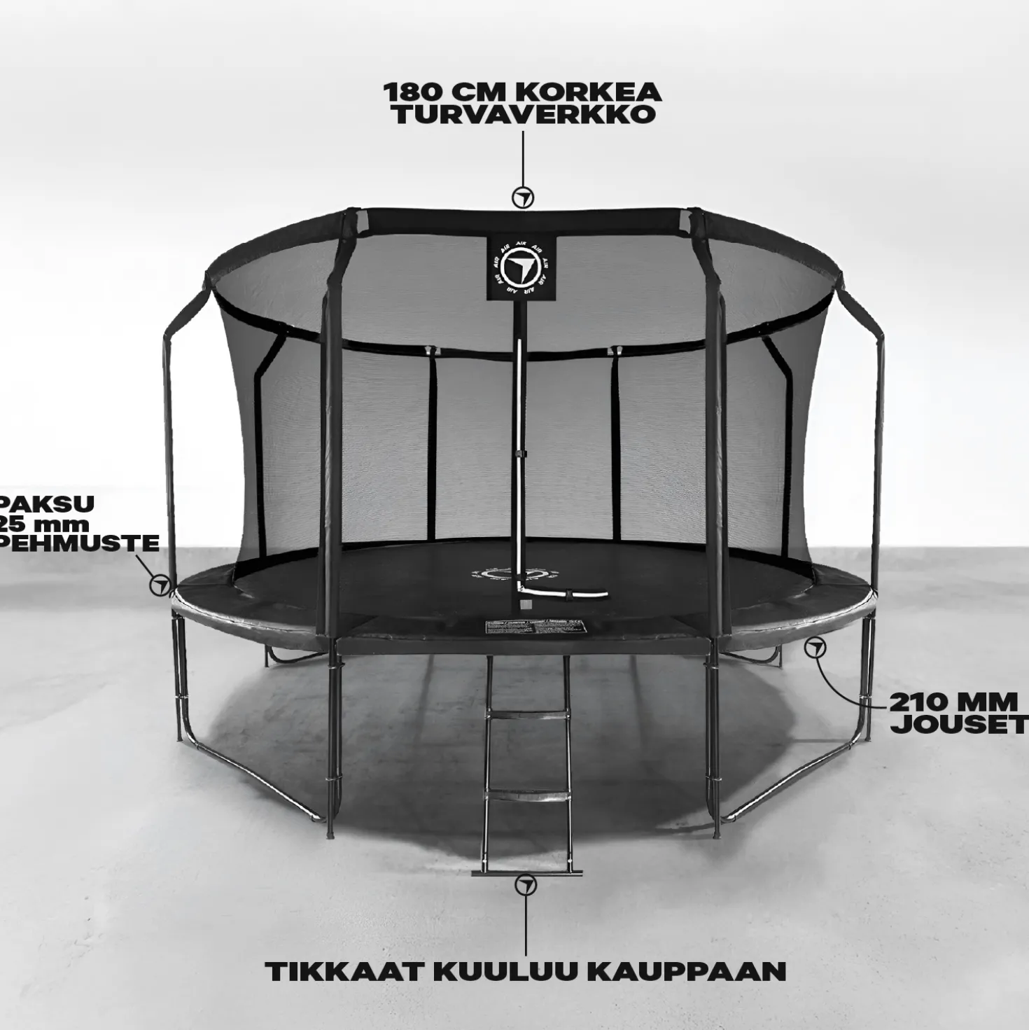 FitNord AIR Trampoliini 366 cm