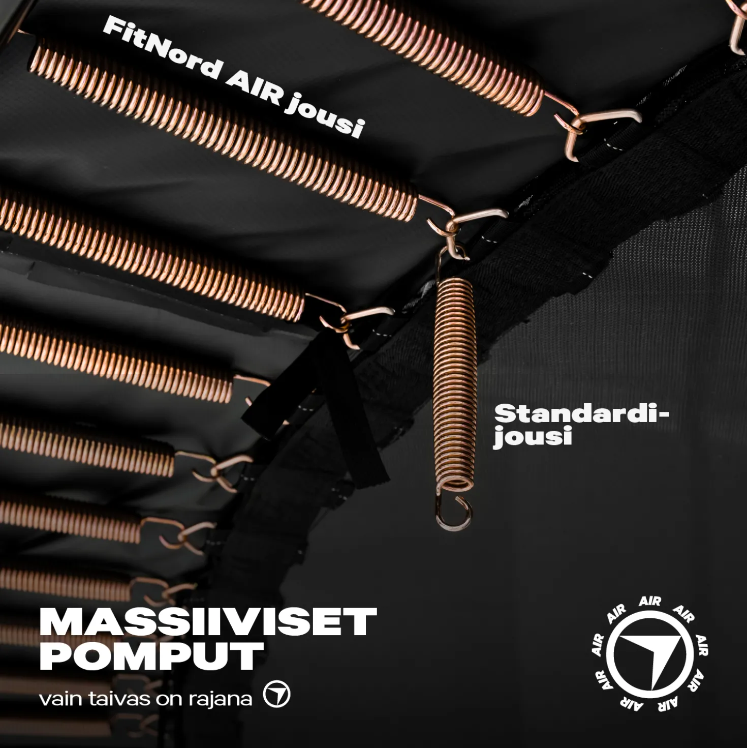 FitNord AIR Trampoliini 366 cm