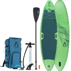 FitNord Aqua Leaf 340 SUP-lautasetti, vihreä (kantavuus 200 kg, lasikuitumela) G2
