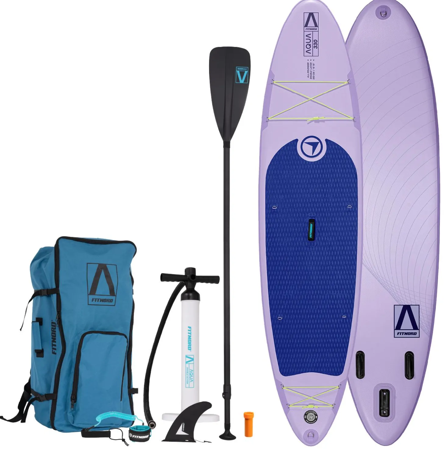 FitNord Aqua 330 SUP-lautasetti, laventeli (kantavuus 150 kg) G2