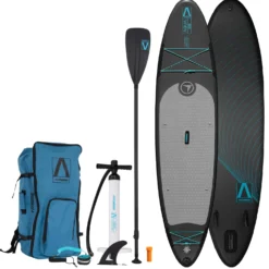 FitNord Aqua 330 SUP-lautasetti, musta (kantavuus 150 kg) G2