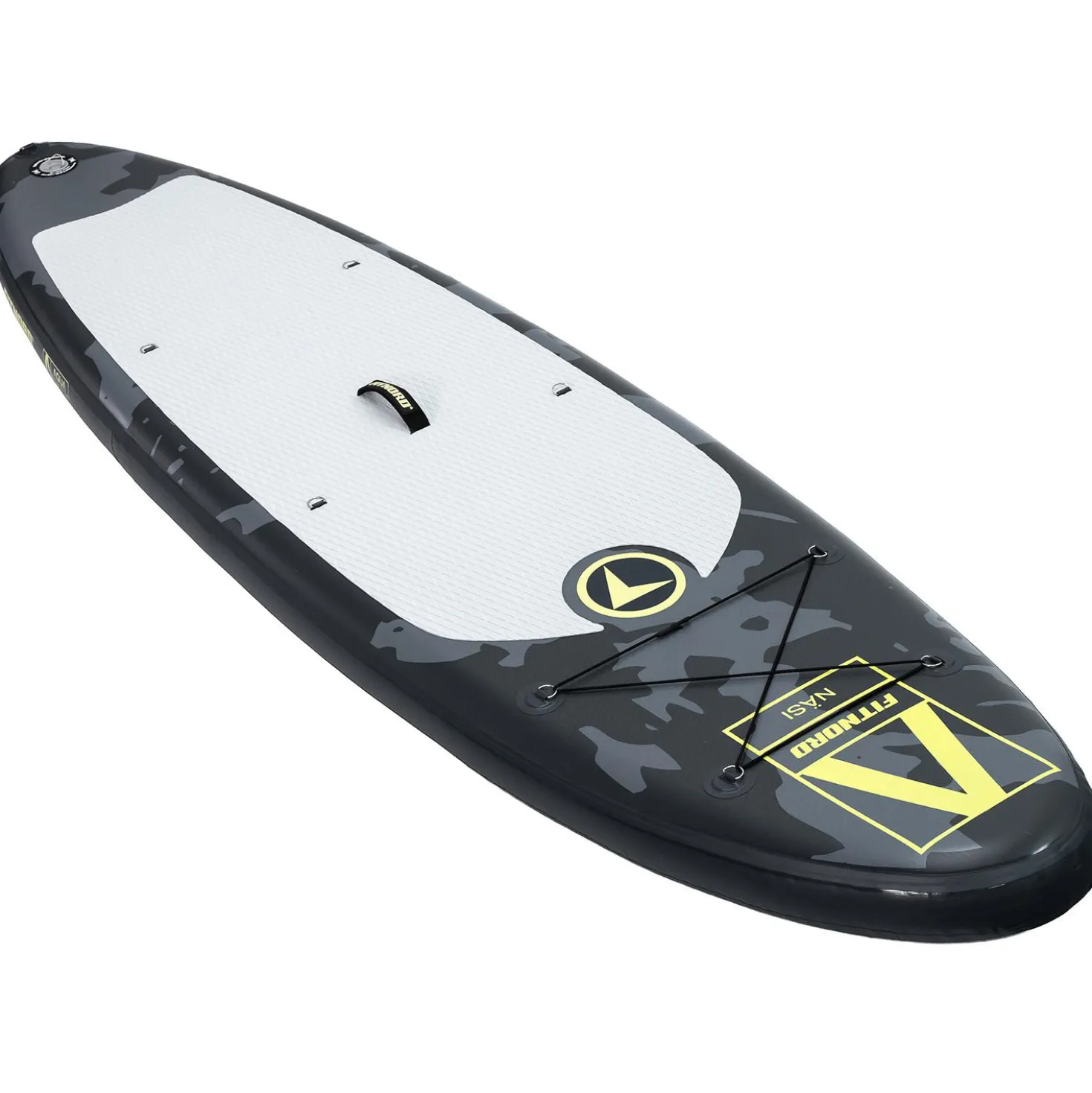 FitNord Aqua 300 SUP-lautasetti, NÄSI (lime-musta), alumiinimelalla G2