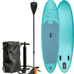 FitNord Aqua 300 SUP-lautasetti, turkoosi (kantavuus 120 kg) G2