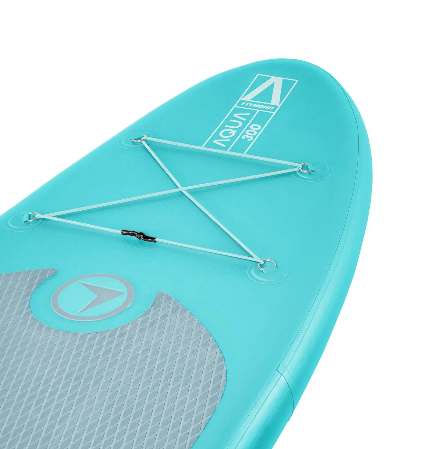 FitNord Aqua 300 SUP-lautasetti, turkoosi (kantavuus 120 kg) G2