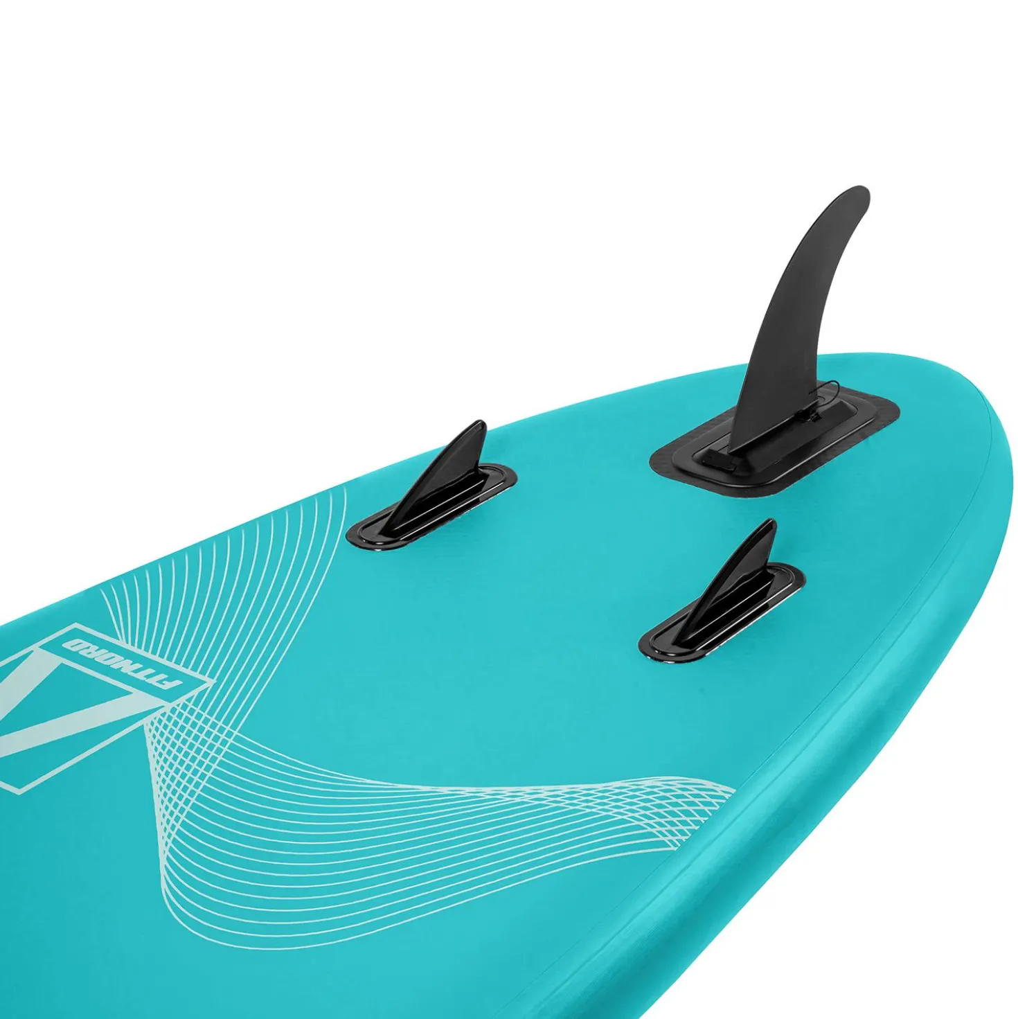 FitNord Aqua 300 SUP-lautasetti, turkoosi (kantavuus 120 kg) G2