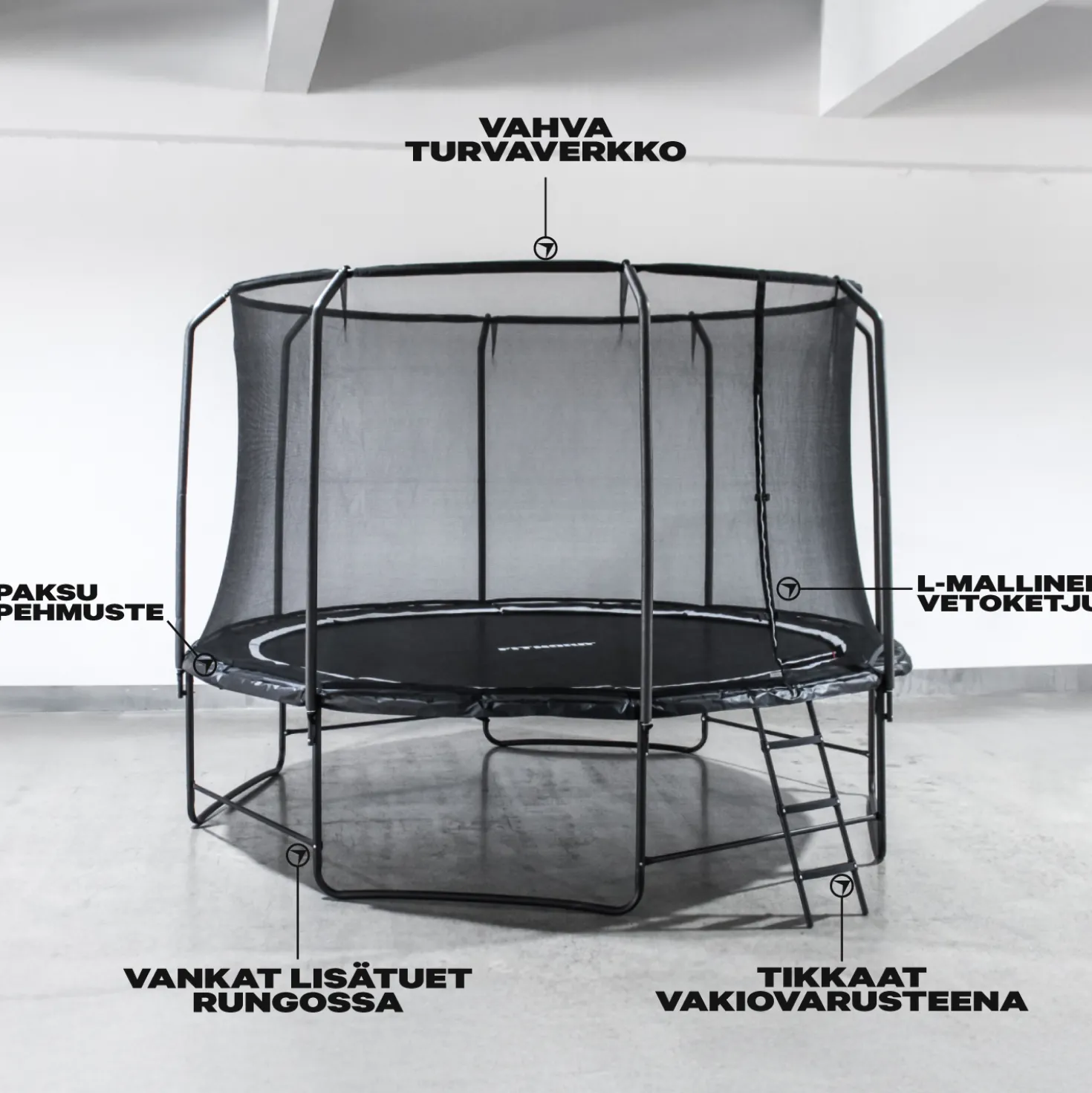 FitNord Bounce G2 Trampoliini 366cm