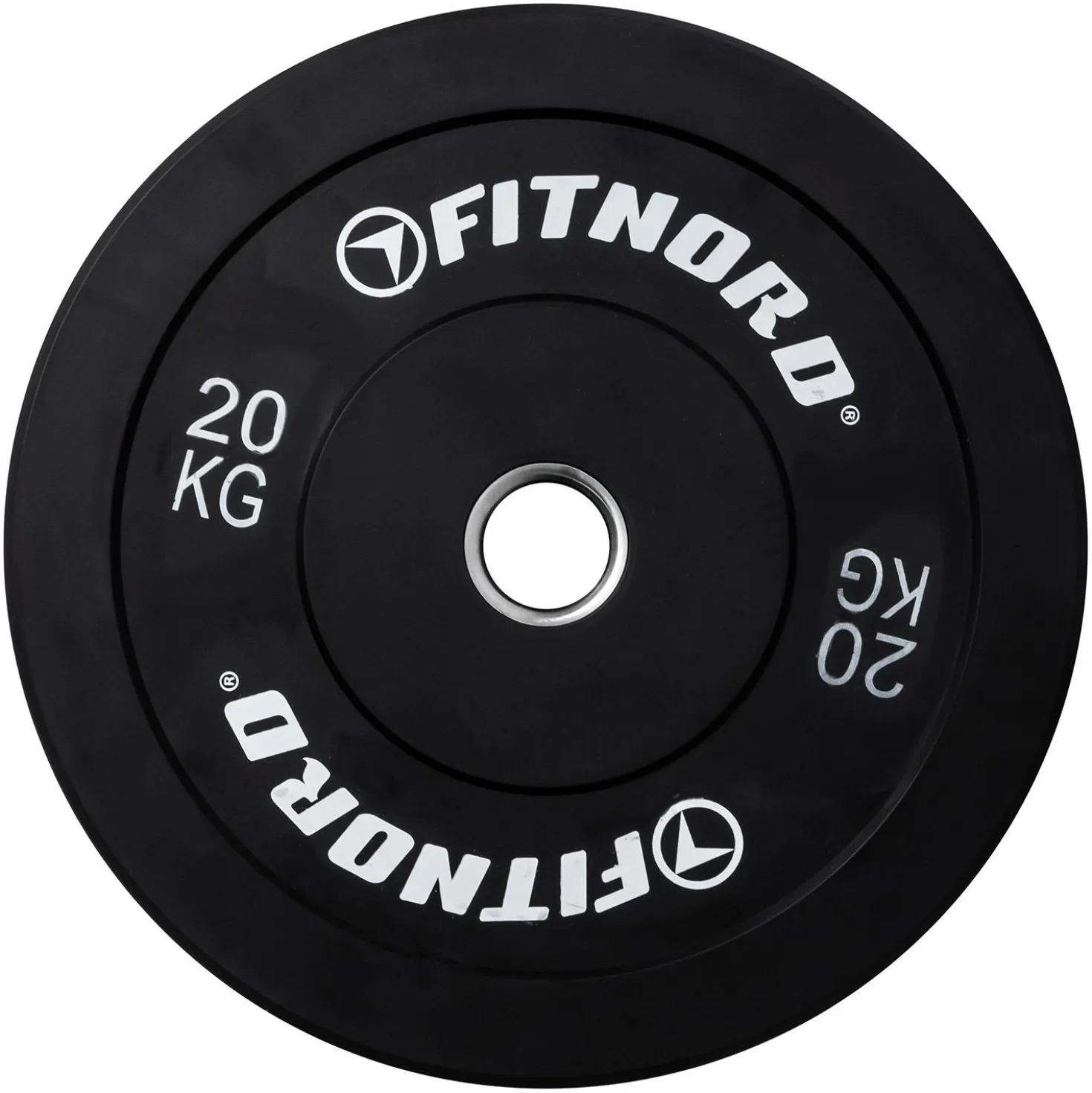 FitNord Bumper Black Levypaino 20 kg