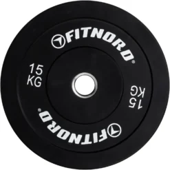 FitNord Bumper Black Levypaino 15 kg
