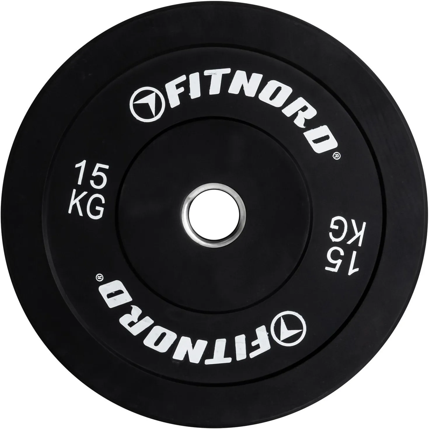 FitNord Bumper Black Levypaino 15 kg