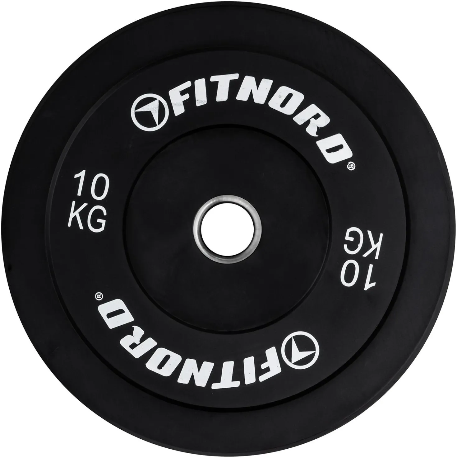 FitNord Bumper Black Levypaino 10 kg