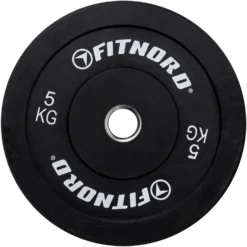 FitNord Bumper Black Levypaino 5 kg