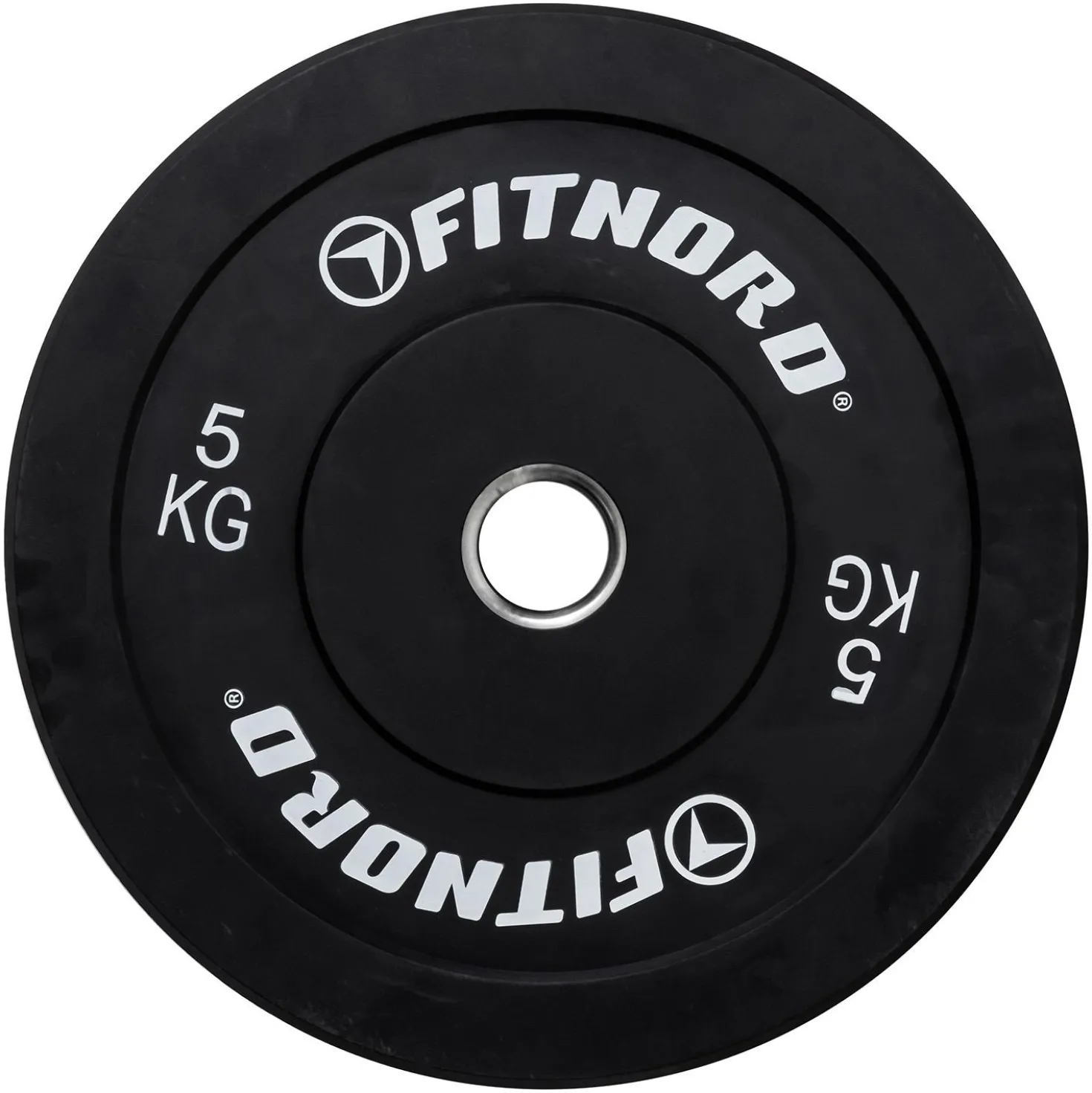 FitNord Bumper Black Levypaino 5 kg