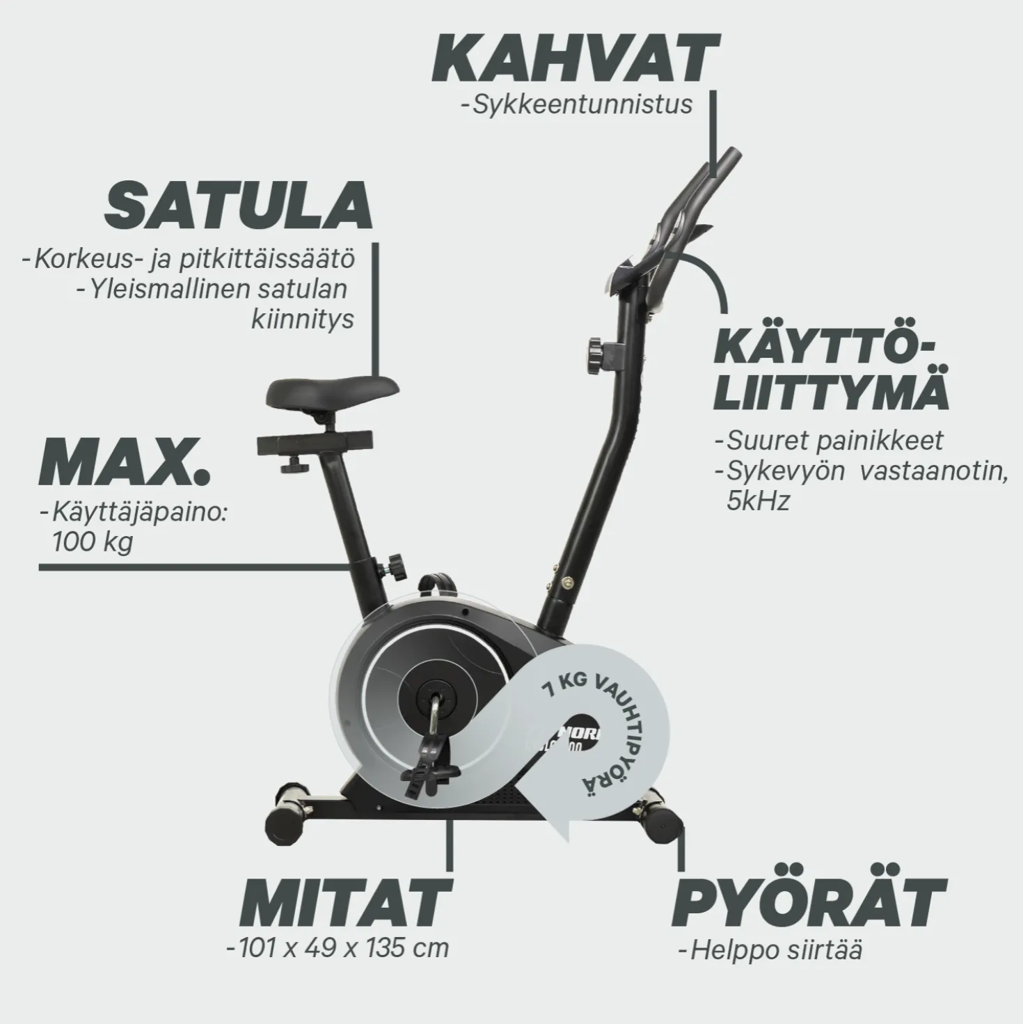 FitNord Cyclo 100 Kuntopyörä