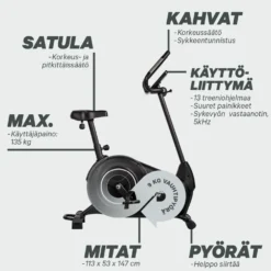 FitNord Cyclo 300 Kuntopyörä (VUODEN LISÄTAKUU KAUPAN PÄÄLLE)