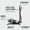 FitNord Hiker 200R Crosstrainer takavetoinen