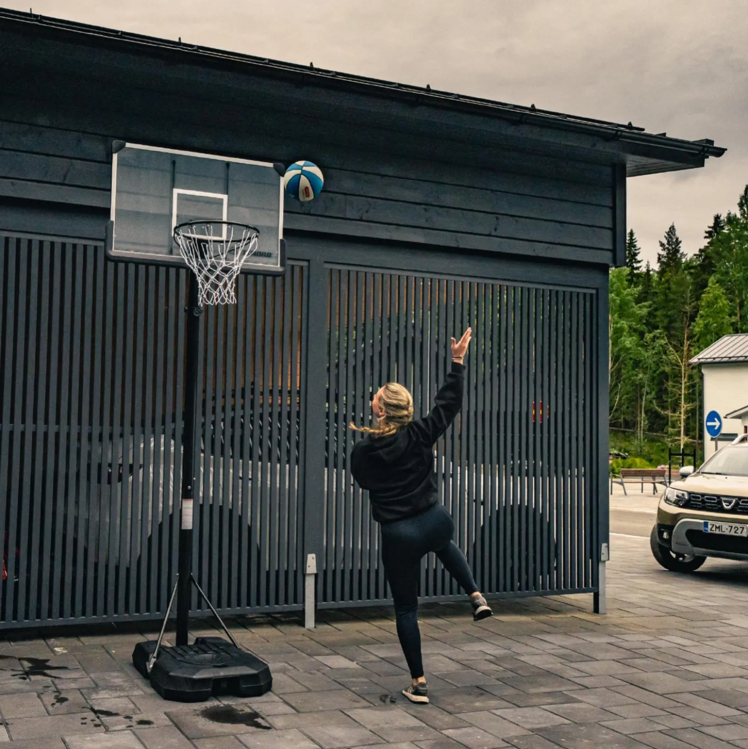 FitNord Hoop 300 Koripalloteline