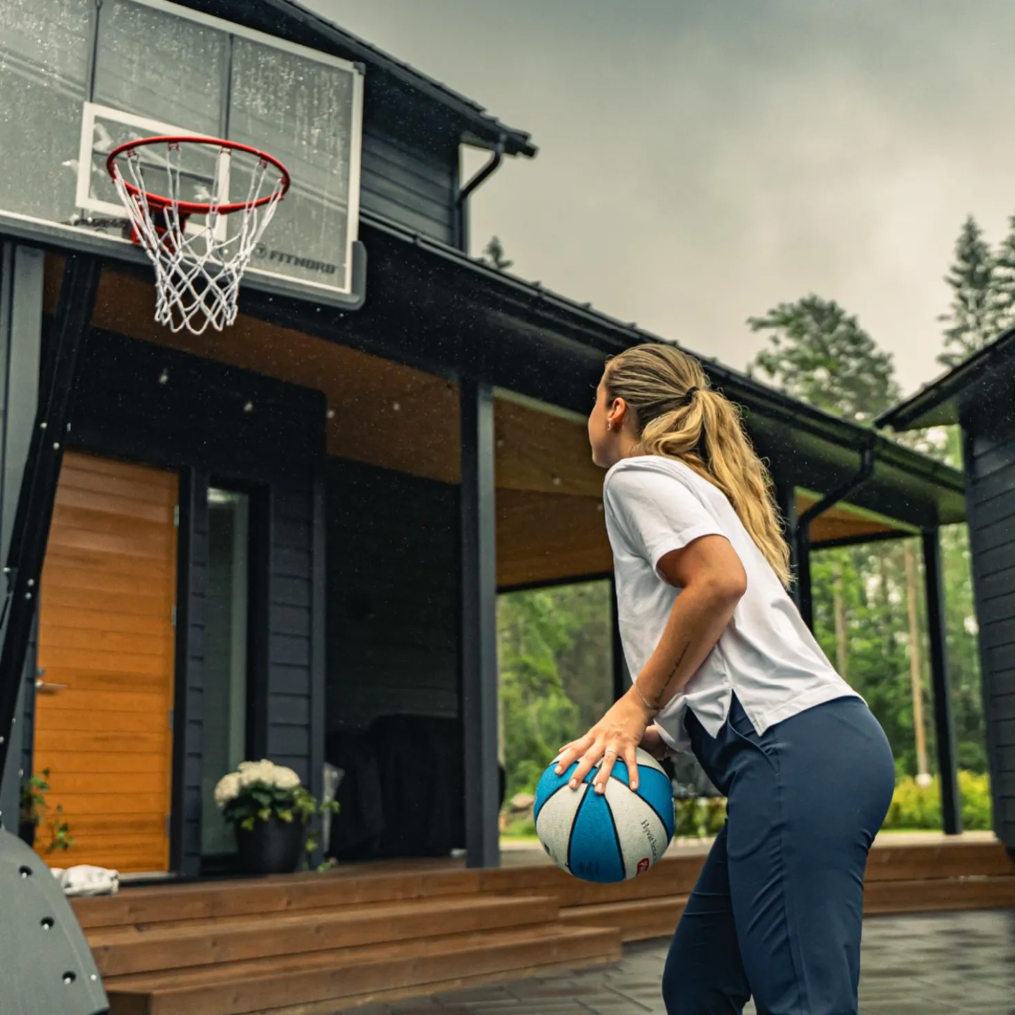 FitNord Hoop 500 Koripalloteline