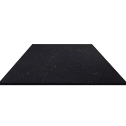 FitNord Kumilaatta 1m x 1m x 30mm, musta valkoisilla pilkuilla