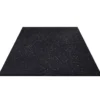 FitNord Kumilaatta 1m x 1m x 20mm, musta valkoisilla pilkuilla