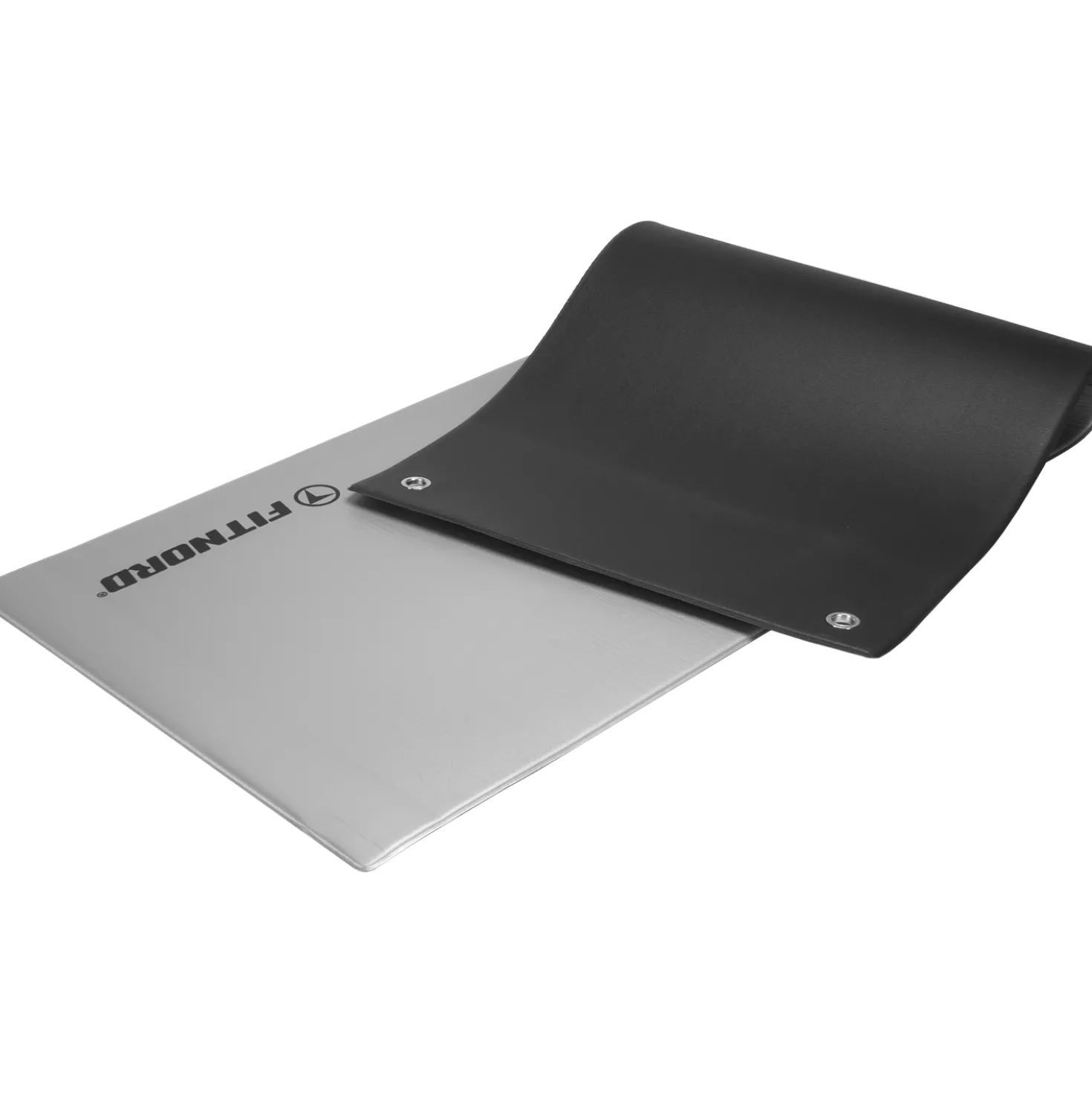 FitNord Kuntosalin PVC Jumppamatto Musta/Harmaa