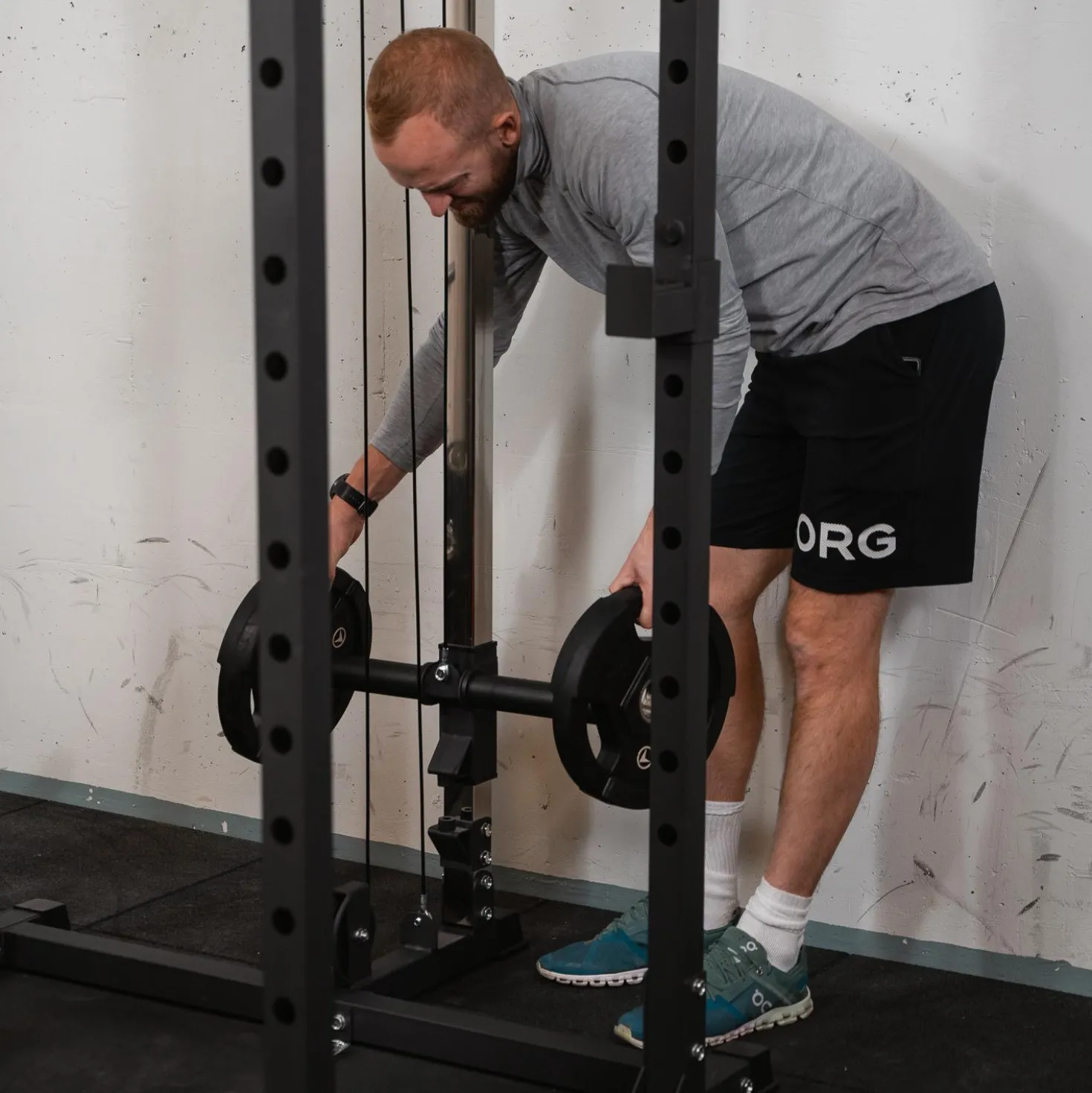 FitNord Power Rack 500 ylä- ja alataljalla