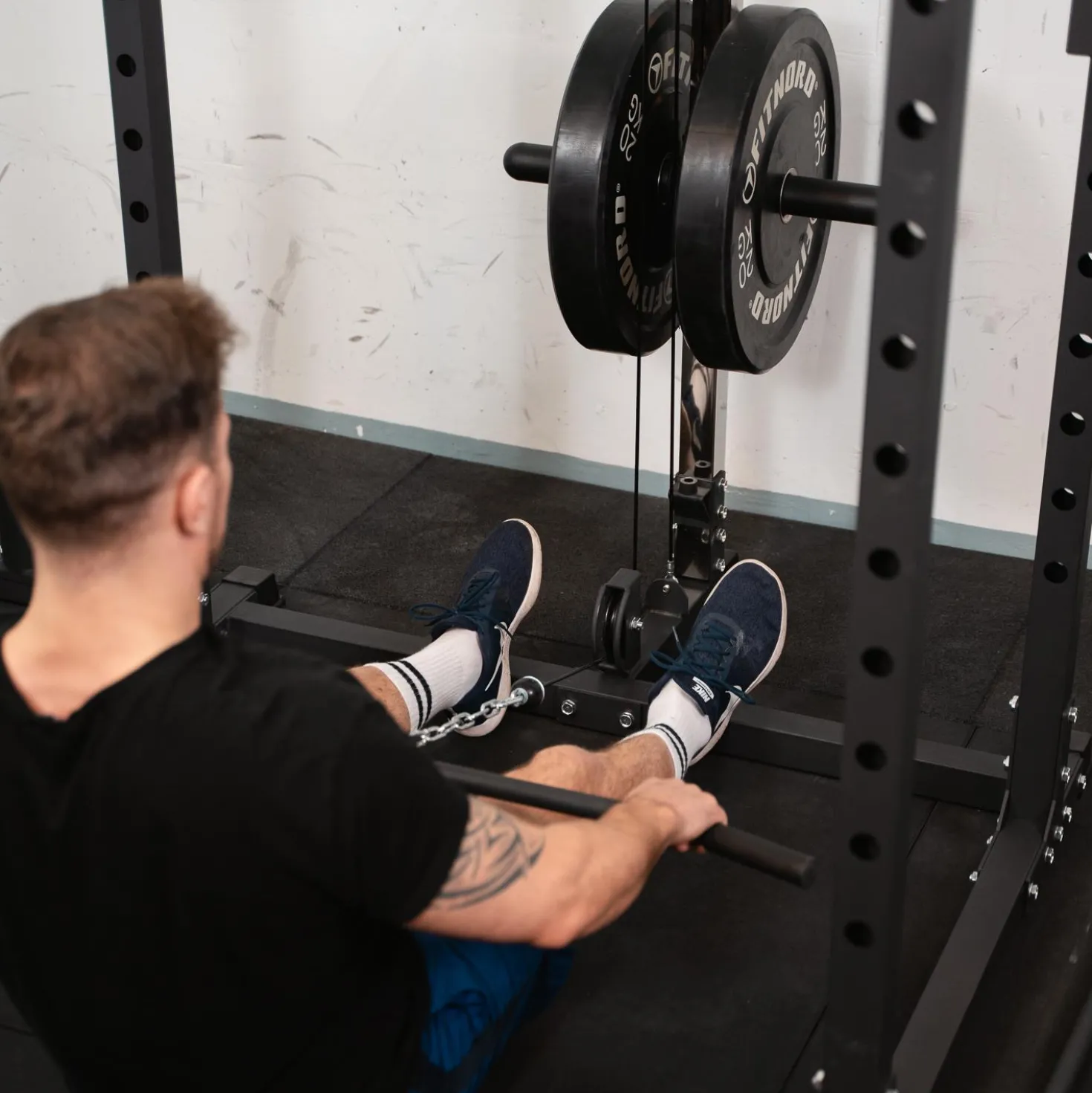 FitNord Power Rack 500 ylä- ja alataljalla