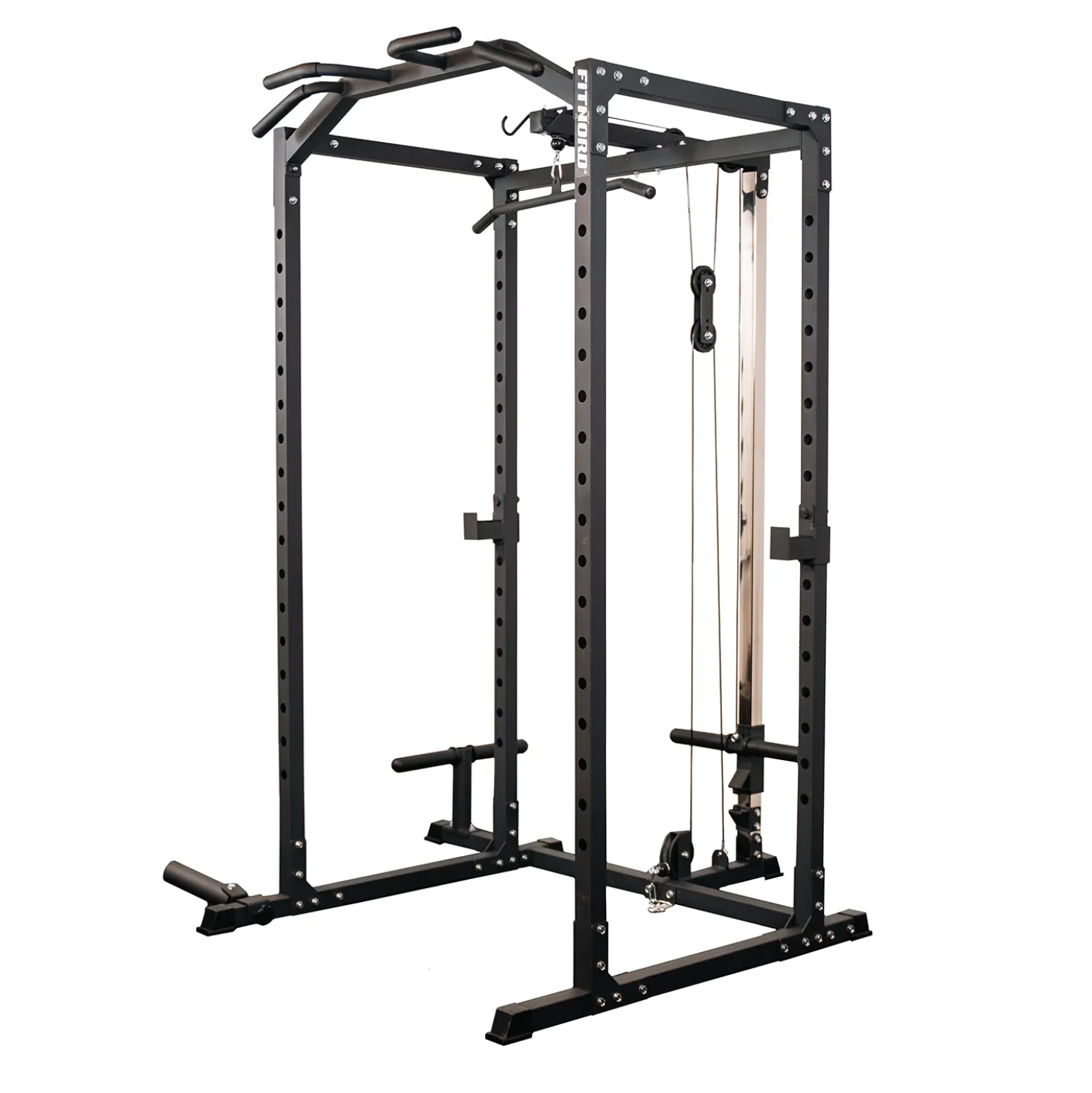 FitNord Power Rack 500 ylä- ja alataljalla