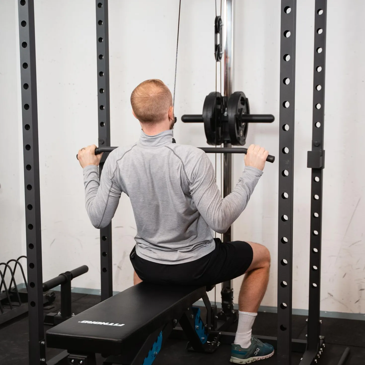 FitNord Power Rack 500 ylä- ja alataljalla