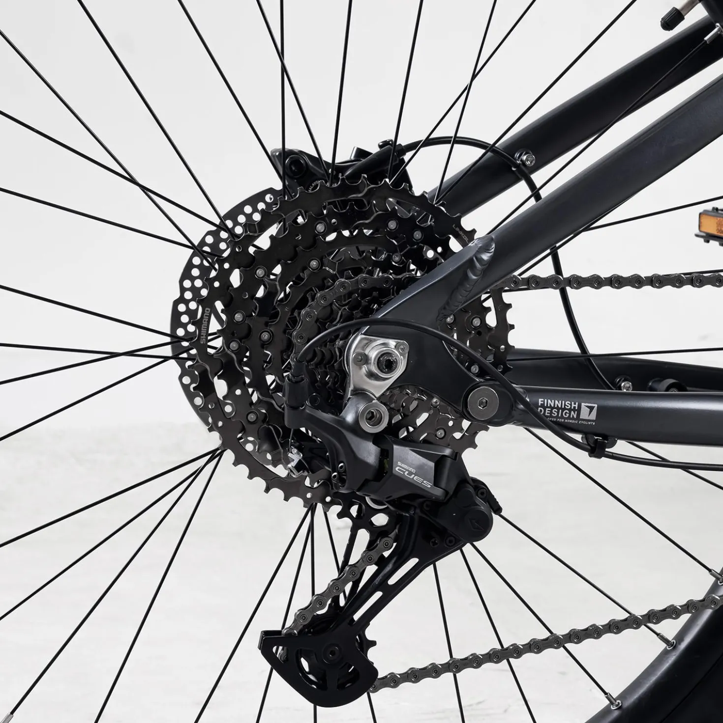FitNord Ranger 800FS Sähkömaastopyörä, musta
