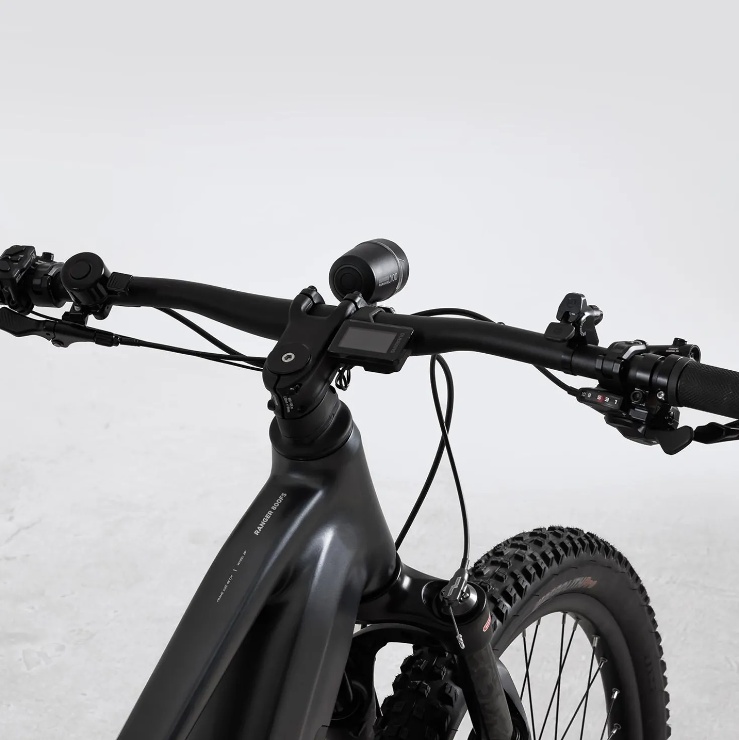 FitNord Ranger 800FS Sähkömaastopyörä, musta