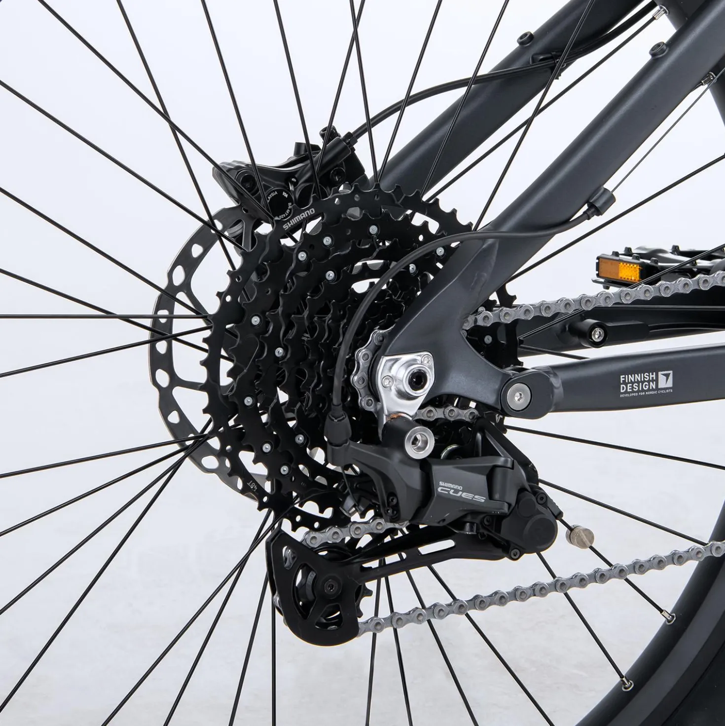 FitNord Ranger 700FS Sähkömaastopyörä G2, musta