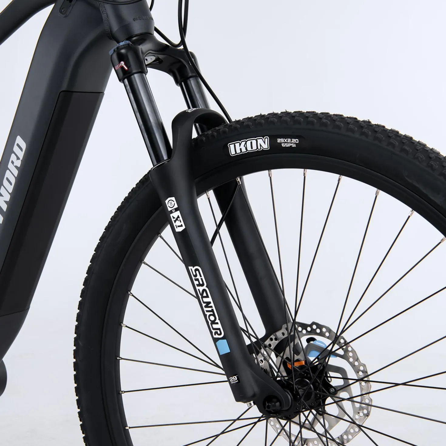 FitNord Ranger 500 G2 Sähkömaastopyörä, musta