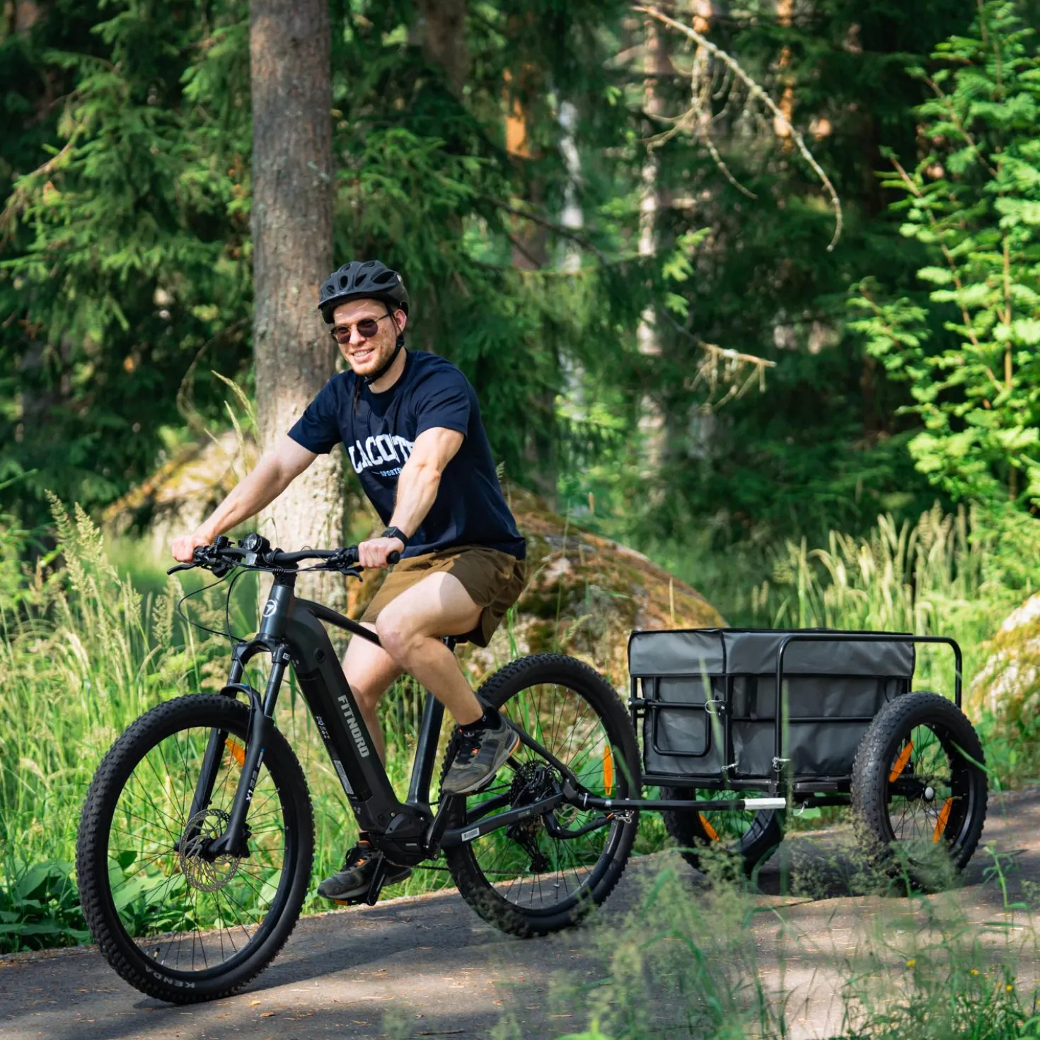 FitNord Ranger 800 Sähkömaastopyörä, musta