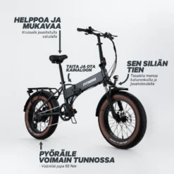 FitNord Rumble 150 Kokoontaitettava Sähköfatbike