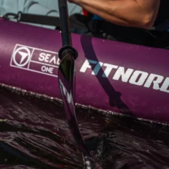 FitNord Seal One ilmatäytteinen kajakki, tummanvioletti (1-istuttava) G2