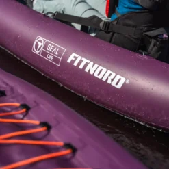 FitNord Seal One ilmatäytteinen kajakki, tummanvioletti (1-istuttava) G2