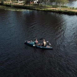 FitNord Seal Two ilmatäytteinen kajakki, tummansininen (2-istuttava) G2