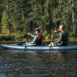FitNord Seal Two ilmatäytteinen kajakki, tummansininen (2-istuttava) G2