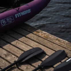 FitNord Seal Two ilmatäytteinen kajakki, tumma violetti (2-istuttava) G2