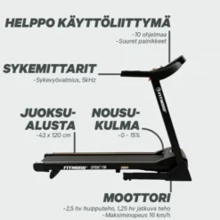 FitNord Sprint 150 G2 Juoksumatto *VOITELUVAPAA*