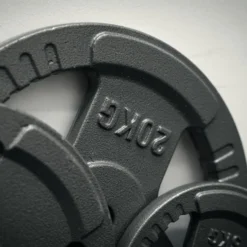 FitNord Valurautainen 30 mm levypaino otekahvoilla 20 kg