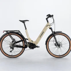 FitNord Venture 700FS DesertMax Sähköpyörä, matta hiekka, Runko 48 cm, renkaat 27,5