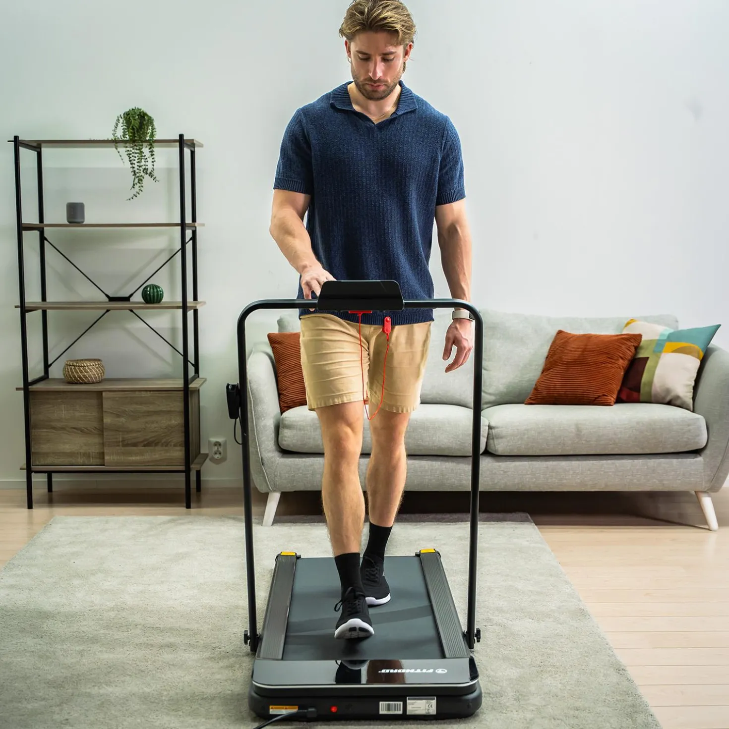 FitNord Walk 300+ Juoksu- ja Kävelymatto Käsikahvoilla *VOITELUVAPAA*
