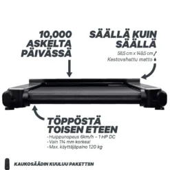 FitNord Walk 300 Kävelymatto *VOITELUVAPAA*