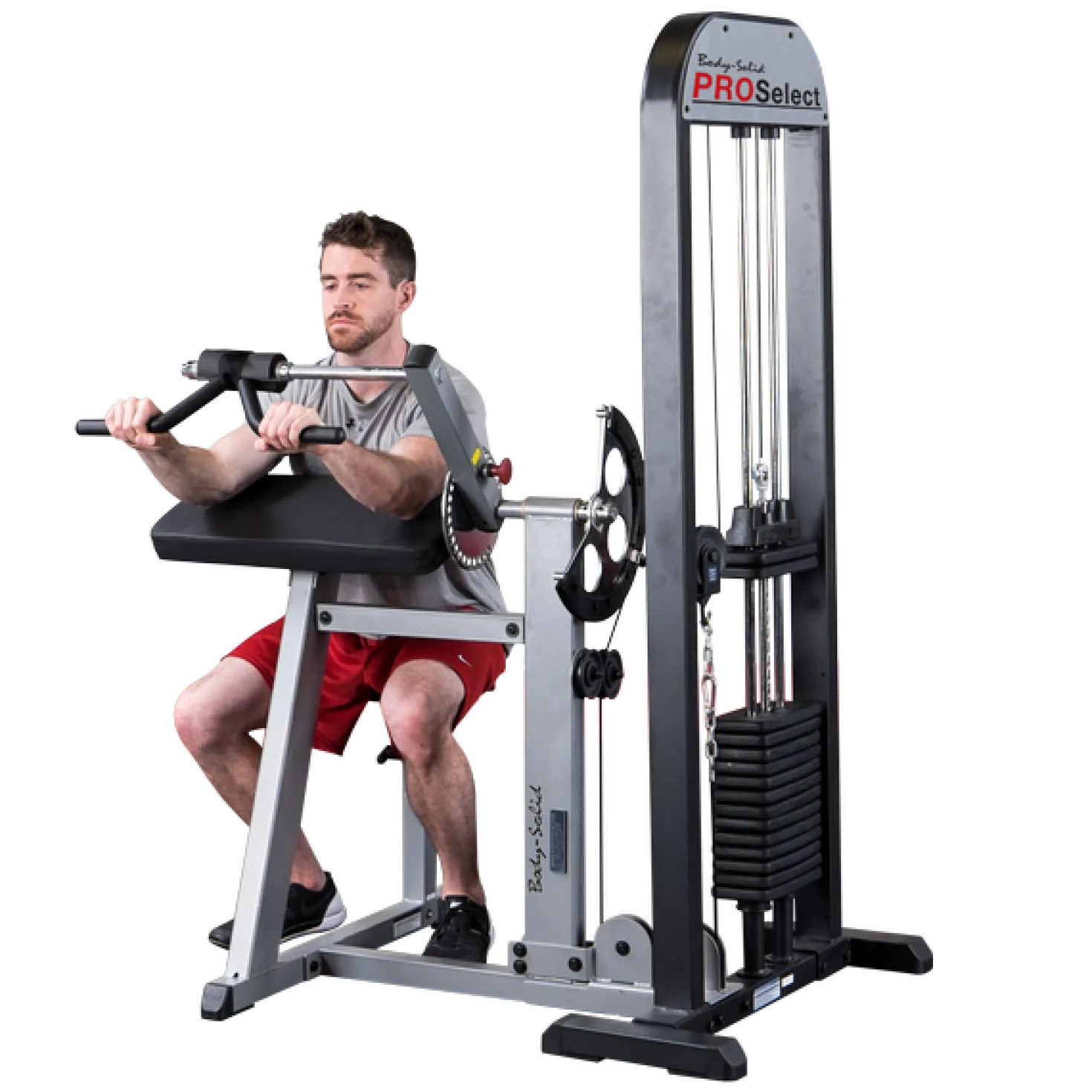Hauis- ja ojentajalaite painopakalla Body-Solid Pro Select