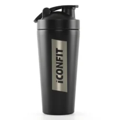 ICONFIT Shaker Stainless Steel - 800ml - Black