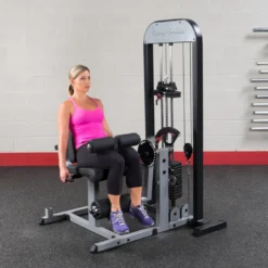 Jalan ojennus- ja koukistuslaite painopakalla Body-Solid Pro Select