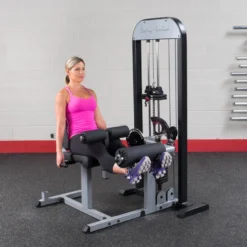 Jalan ojennus- ja koukistuslaite painopakalla Body-Solid Pro Select